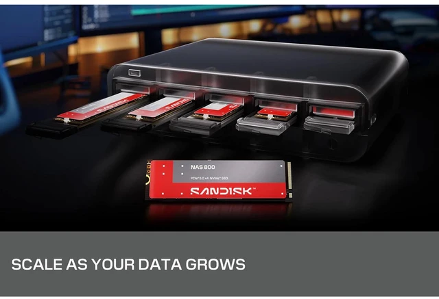 Alt view image 7 of 7 - SanDisk NAS 800 NVMe PCIe 5.0x4 M.2 2280 Internal SSD - 1.92TB, Standard