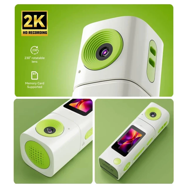 Alt view image 2 of 7 - Aries CharmShot Mini Thumb Camera - White