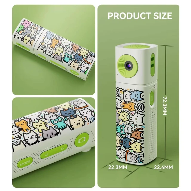 Alt view image 6 of 7 - Aries CharmShot Mini Thumb Camera - White