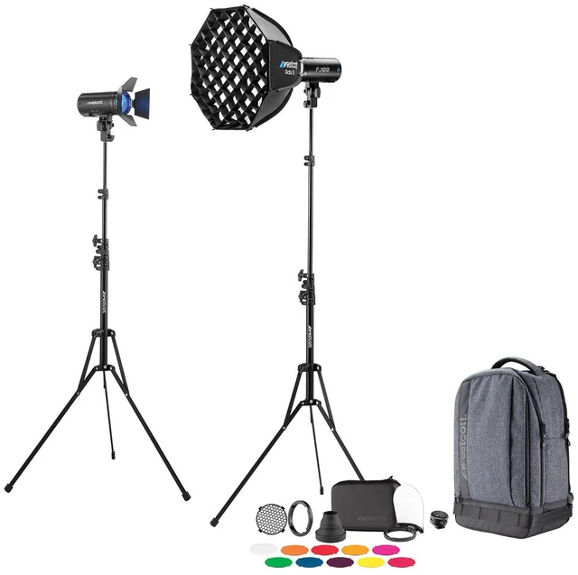 Main image of Westcott FJ100 100Ws Strobe 2-Light Backpack Kit w/FJ-T1 Trigger for Sony