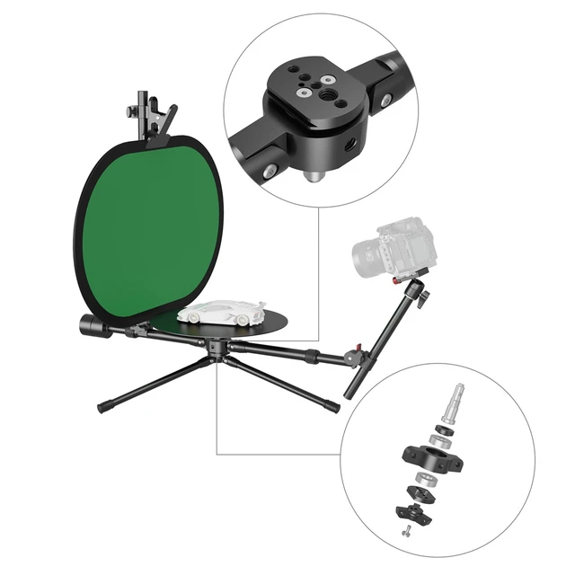 Alt view image 3 of 6 - SmallRig Professional 12" 360 Degree Photography Turntable Kit