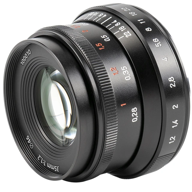 Alt view image 3 of 7 - 7artisans Photoelectric Mark II 35mm f/1.2 Lens for Micro Four Thirds, Black