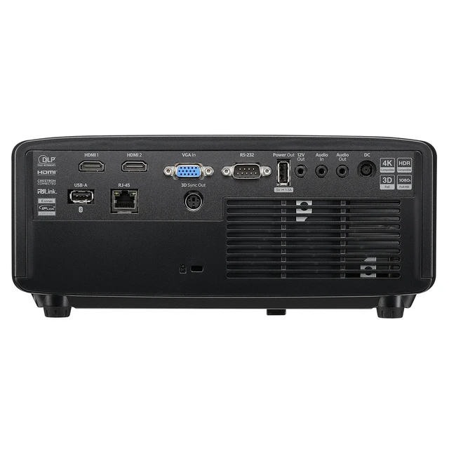 Alt view image 3 of 6 - Optoma GT2300HDR 1080p Full HD Short Throw Laser Home Entertainment and Golf Sim Projector - Black