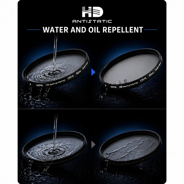 Alt view image 5 of 7 - Hoya HOYA HD Antistatic HRT Circular Polarizer Filter 72mm