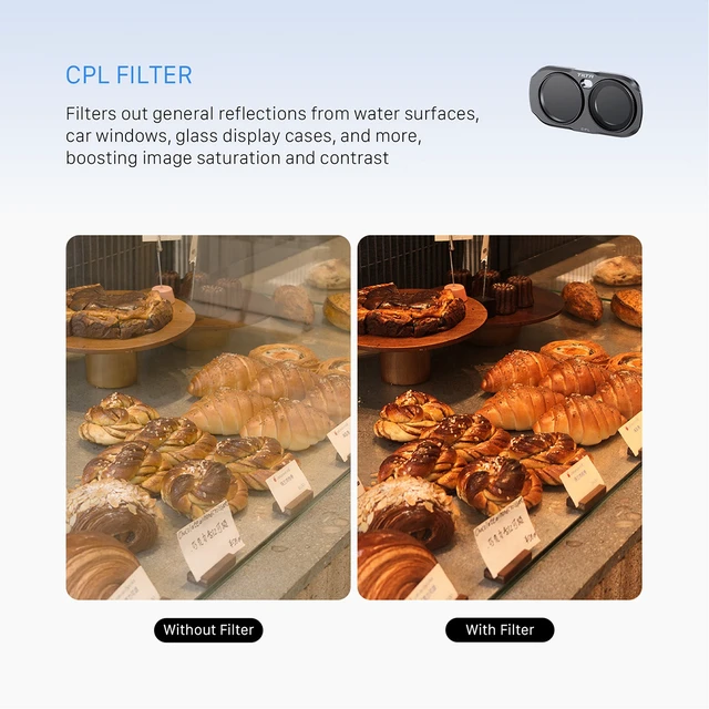 Alt view image 7 of 7 - Tilta Polarizer Filter for Insta360 Luna Ultra Gimbal Camera