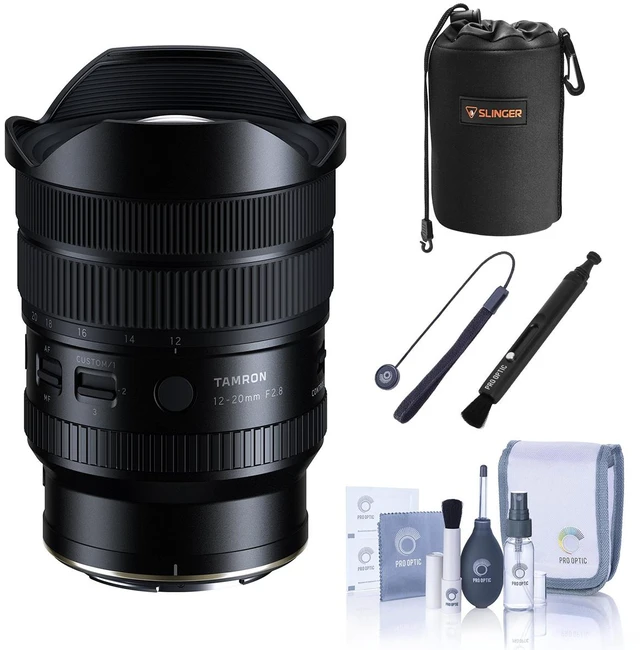 Main image of Tamron 12-20mm f/2.8 Di III Lens for Nikon Z, Bundle with Lens Pouch, Lens Pen Cleaner, Lens Cap Tether and Cleaning Kit