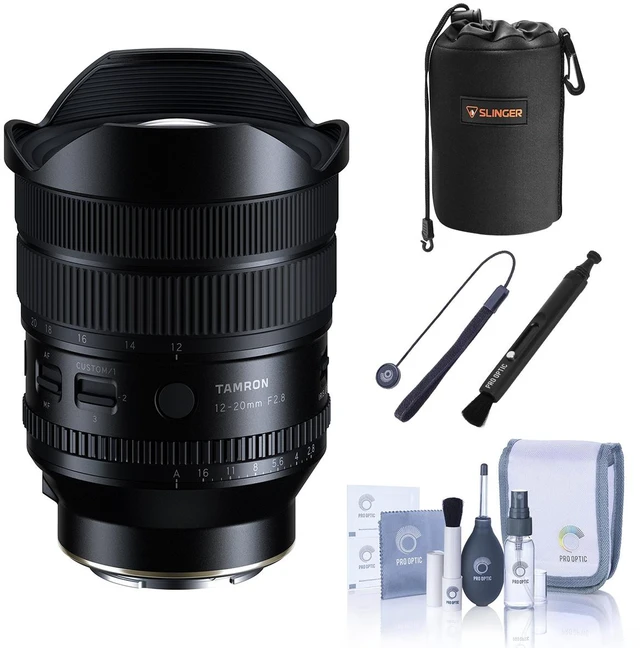 Main image of Tamron 12-20mm f/2.8 Di III Lens for Sony E, Bundle with Lens Pouch, Lens Pen Cleaner, Lens Cap Tether and Cleaning Kit