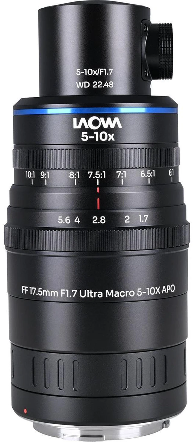 Main image of Venus Laowa Aksen 17.5mm f/1.7 5-10X Ultra Macro APO Lens for Canon RF, Coaxial Lighting