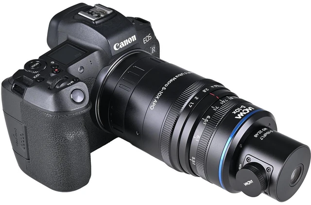 Alt view image 6 of 7 - Venus Laowa Aksen 17.5mm f/1.7 5-10X Ultra Macro APO Lens for Canon RF, Coaxial Lighting