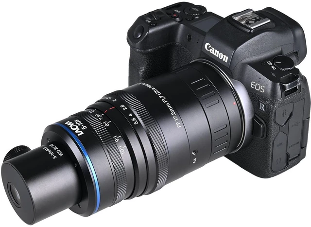 Alt view image 7 of 7 - Venus Laowa Aksen 17.5mm f/1.7 5-10X Ultra Macro APO Lens for Canon RF, Coaxial Lighting