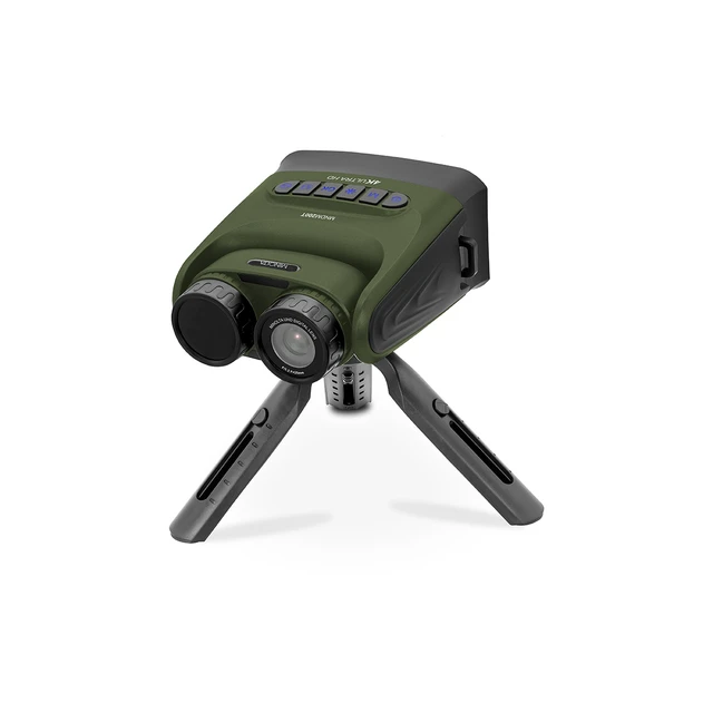 Alt view image 4 of 7 - Minolta MINOLTA MNDM200T 10x25 Digital Night Vision Monocular w/4K UHD Camera and Tilting Lens (Green)
