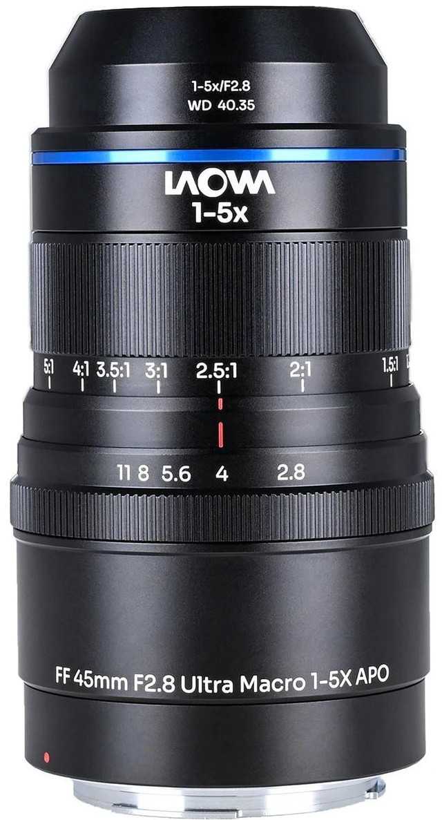 Main image of Venus Laowa Aksen 45mm f/2.8 1-5X Ultra Macro APO Lens for Canon EF
