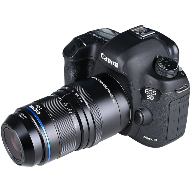 Alt view image 6 of 7 - Venus Laowa Aksen 45mm f/2.8 1-5X Ultra Macro APO Lens for Canon EF