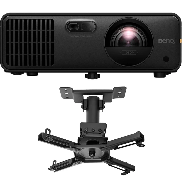 Main image of BenQ AH700ST Full HD HDR Short-Throw Laser DLP Golf Simulation Projector, Bundle with H&A Universal Projector Ceiling Mount