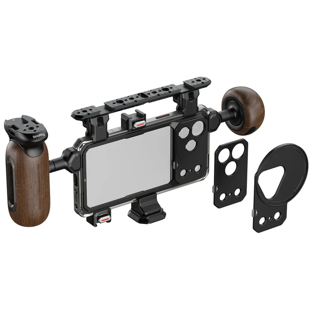 Alt view image 7 of 7 - SmallRig Mobile Video Cage Cinema Kit for - iPhone 18 Pro