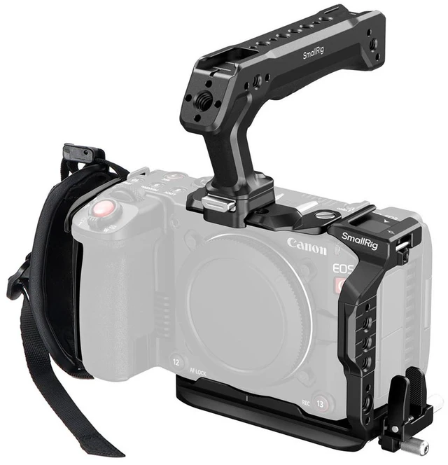 Main image of SmallRig Cage Kit with Top Handle for Canon EOS C50 Camera, Black