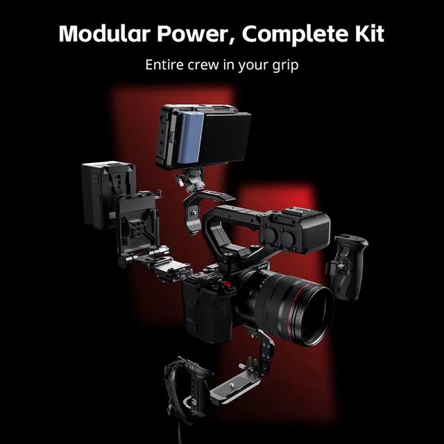 Alt view image 6 of 7 - SmallRig Cage Kit with Top Handle for Canon EOS C50 Camera, Black