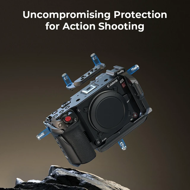 Alt view image 7 of 7 - SmallRig Cage Kit with Top Handle for Canon EOS C50 Camera, Black