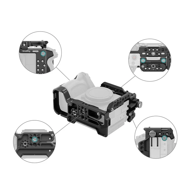 Alt view image 6 of 6 - SmallRig Hawklock Advanced Edition Cage Kit for Sony FX5 Camera
