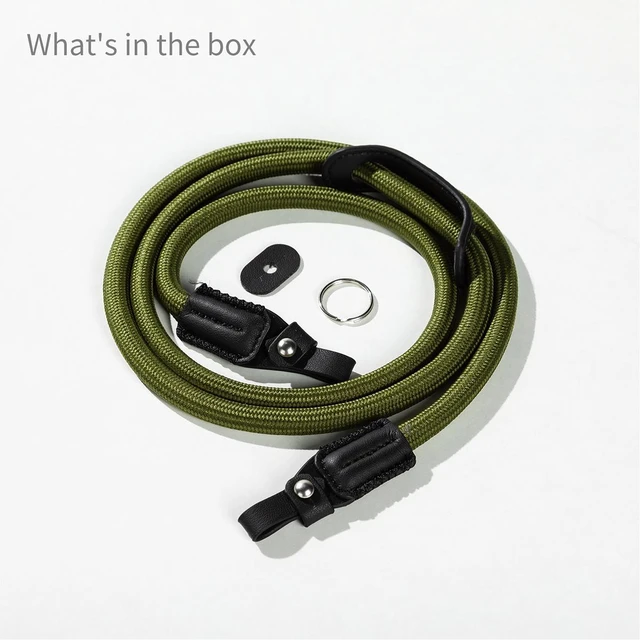 Alt view image 2 of 7 - SmallRig Universal Braided Shoulder Strap, Green