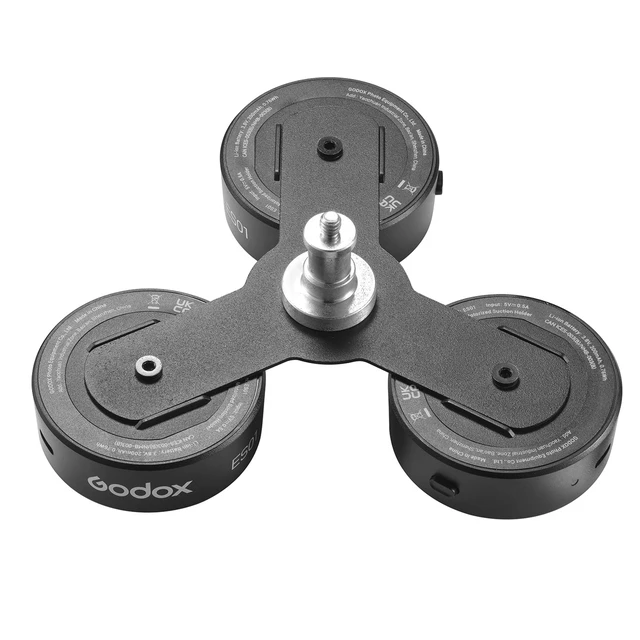 Alt view image 6 of 7 - Godox Electric Suction Base Kit Mount System