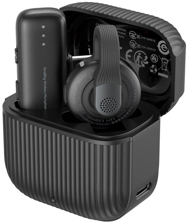 Main image of SmallRig S70-C1 2.4GHz Wireless Microphone System with Charging Case and Silicone Mic Covers for USB-C Mobile Devices