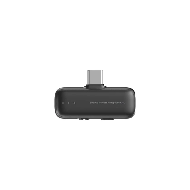 Alt view image 7 of 7 - SmallRig S70-C1 2.4GHz Wireless Microphone System with Charging Case and Silicone Mic Covers for USB-C Mobile Devices
