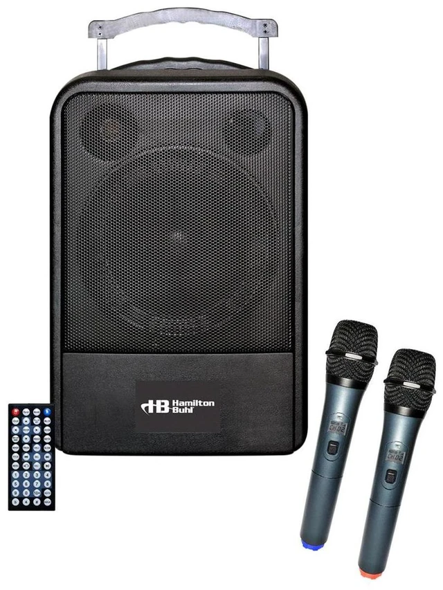 Main image of Hamilton Buhl VENU100A High Quality Portable PA System, DVD/CD/MP3 Bluetooth & Wireless Handheld Microphones, 60W