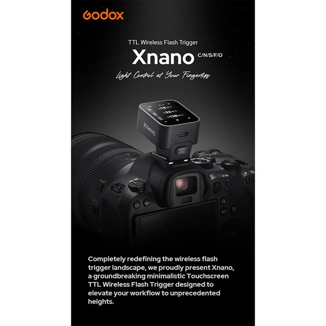 Alt view image 6 of 7 - Godox 2.4Ghz Touchscreen TTL Wireless Flash Trigger for Olympus&Panasonic X3O