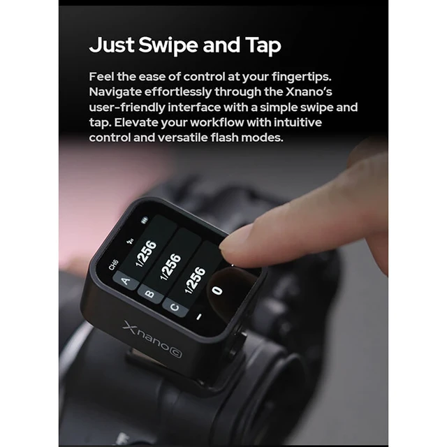Alt view image 7 of 7 - Godox 2.4Ghz Touchscreen TTL Wireless Flash Trigger for Olympus&Panasonic X3O