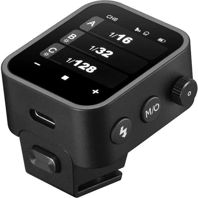 Alt view image 10 of 14 - Godox X3 Nano Touchscreen Transmitter for Nikon with OLED Screen, Easy-Mounting and Touchscreen Wireless Flash Trigger (Black)