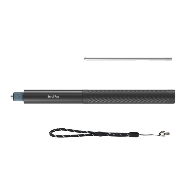 Alt view image 2 of 5 - SmallRig 59" Selfie Stick for Action Cameras, Black