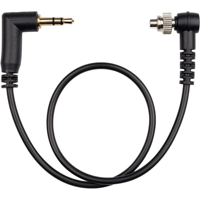 Main image of Tentacle Sync C25 11.8" 3.5mm TRS to PC Sync Right-Angle Bidirectional Timecode Cable