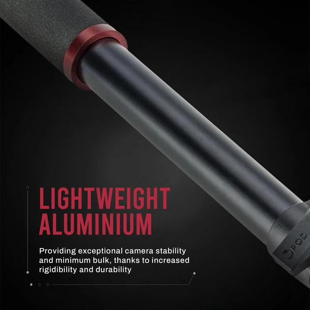 Alt view image 7 of 7 - 3Pod Orbit 4-Section Aluminum Handheld Monopod Stick with Fluid Base