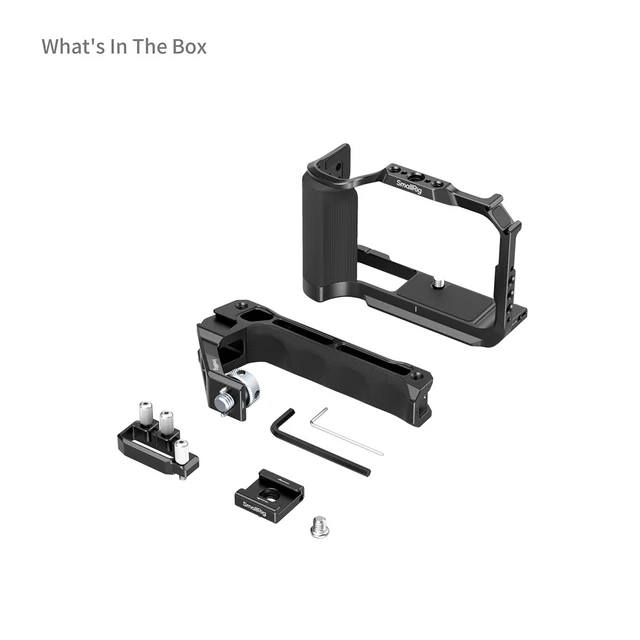 Alt view image 2 of 6 - SmallRig 5766B Cage Kit with Top Handle for Canon EOS R50 V Camera, Black