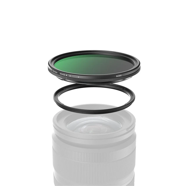 Alt view image 4 of 6 - SmallRig 67mm ND64-ND400 6-9 Stop Magnetic VND Filter for Smartphone