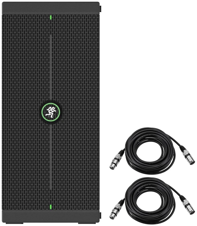 Main image of Mackie ThumpSub GO 8" 400W Portable Battery-Powered Subwoofer with Bluetooth, Black with Mic Cable Bundle
