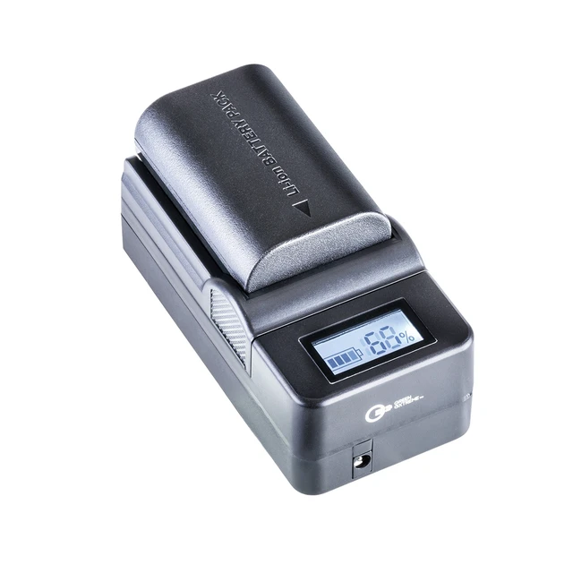 Alt view image 4 of 7 - Green Extreme Compact Smart Charger with LCD Screen for Canon LP-E10 #GXCH1LPE10