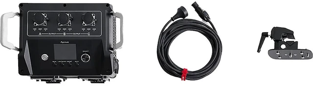 Alt view image 6 of 7 - Aputure INFINIMAT 1x2' 81W RGBWW LED Mat Panel Light & Clear Softbox Pack, Bundle with 400W Control Box, V-Mount