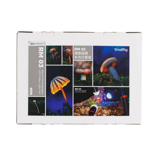 Alt view image 6 of 7 - SmallRig RM 03 3W RGBW Macro Photography LED 3-Light Kit
