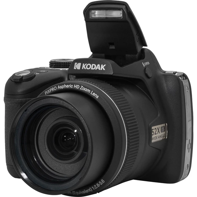 Alt view image 4 of 7 - Kodak PIXPRO AZ528 Astro Zoom 16MP Full HD Digital Camera, Black, Bundle with 32GB Memory Card and Camera Bag