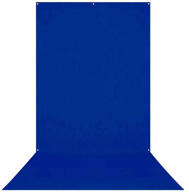 Main image of Westcott 5' x 12' Wrinkle-Resistant Backdrop, Royal Blue/Chroma-Key Blue