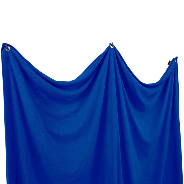 Alt view image 3 of 4 - Westcott 5' x 12' Wrinkle-Resistant Backdrop, Royal Blue/Chroma-Key Blue