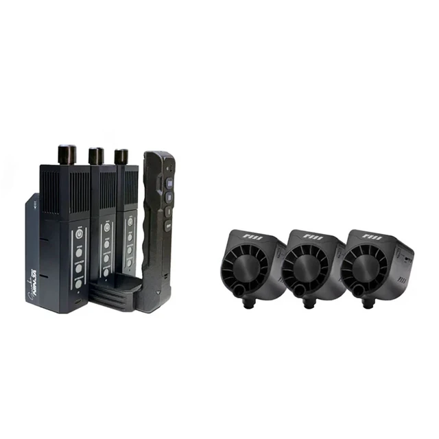 Alt view image 5 of 7 - PMI SmokeNINJA Pro V2 Wireless Handheld Mini Smoke Machine Trident Kit