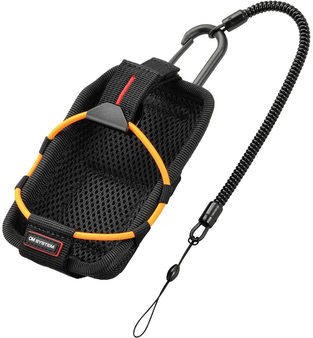 Main image of OM SYSTEM CSCH-123 Tough Sport Holder for TG-7 Camera, Black/Orange