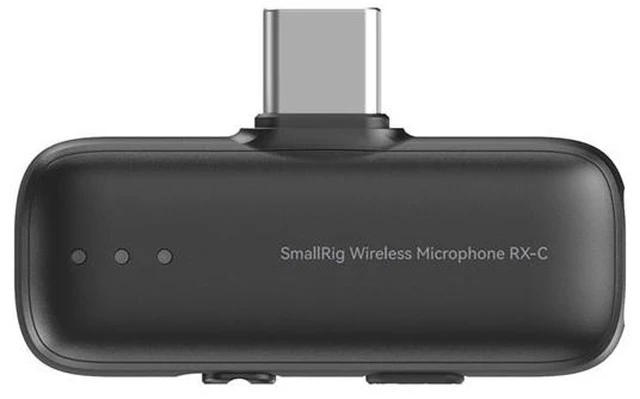 Alt view image 7 of 7 - SmallRig S70-C1 Wireless Microphone System with Charging Case, Black