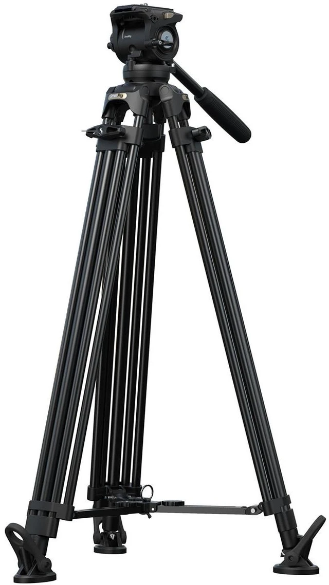 Main image of SmallRig FSD16 FreeSpeed 3-Section Heavy-Duty Aluminum Alloy Tripod with Fluid Head, Black