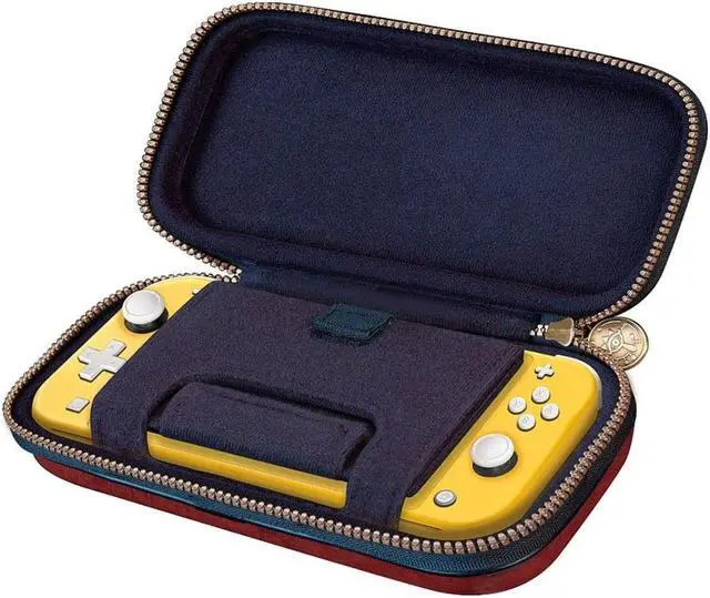 Alt view image 4 of 5 - RDS Industries 663293110872 Game Traveler Deluxe Zelda Link Brown Faux Leather Case Switch Lite