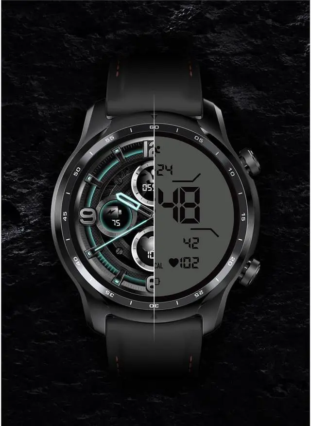 Alt view image 7 of 7 - Mobvoi TicWatch Pro 3 with Built-In GPS, Shadow Black #P1032000300A