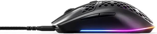 Alt view image 7 of 20 - SteelSeries Aerox 3 8500dpi Wired RGB Gaming Mouse 62599